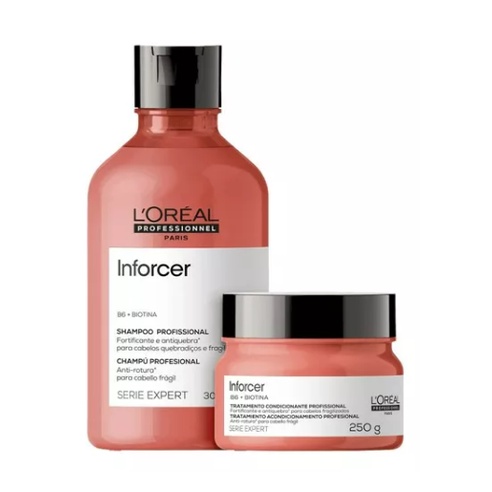 Kit Loréal Professionnel Inforcer Serie Expert (2 Produtos) | Shopee Brasil