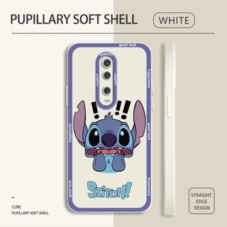 Para Redmi K20 K30 K40 K40 Pro + Poco F3 F2 Mi 9T Cartoon Scared Stitch Caixa De Silicone Macia TPU Capa Protetora À Prova De Choque