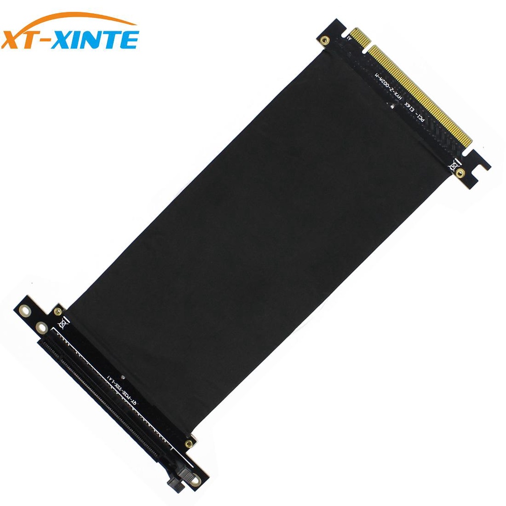 XT-XINTE Para GTX560 GTX680 GT670 Placas Gráficas De Alta Velocidade Cabo PCI Express 3.0 16x Adaptador De Porta De Extensão Da Placa Riser Do Conector