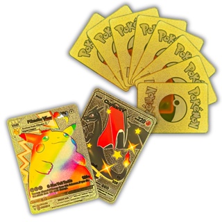 Promoção kit 50 cartas pokemon gx- em inglês grátis carta dourada em  Promoção na Americanas