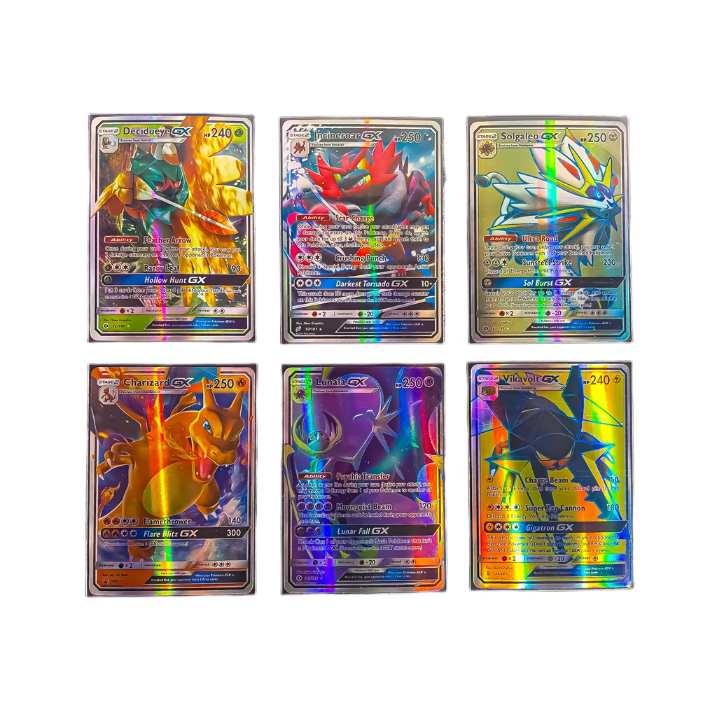 Lote 40 Cartas Pokémon Gx Sem Repetidas Cartinhas Pokemon