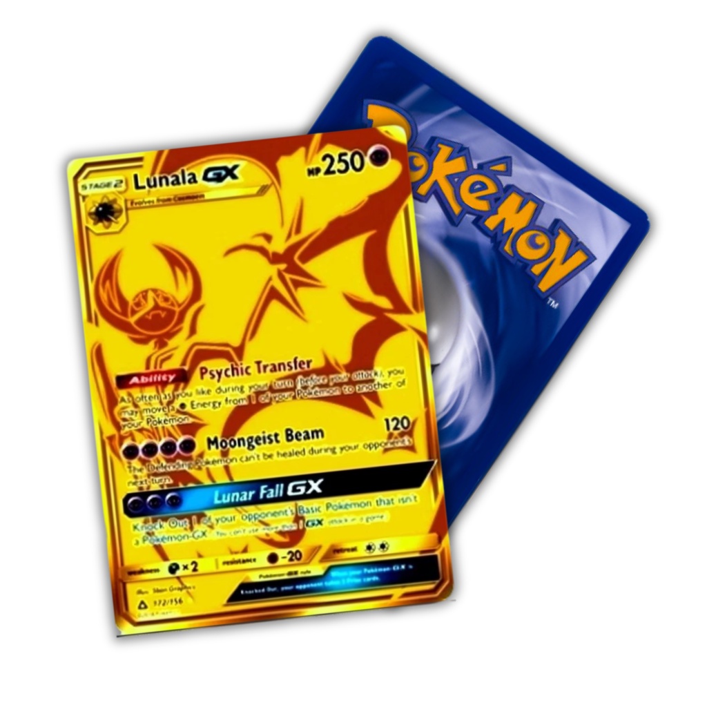 Carta Pokémon Lendário Solgaleo Gx Dourado Sol E Lua