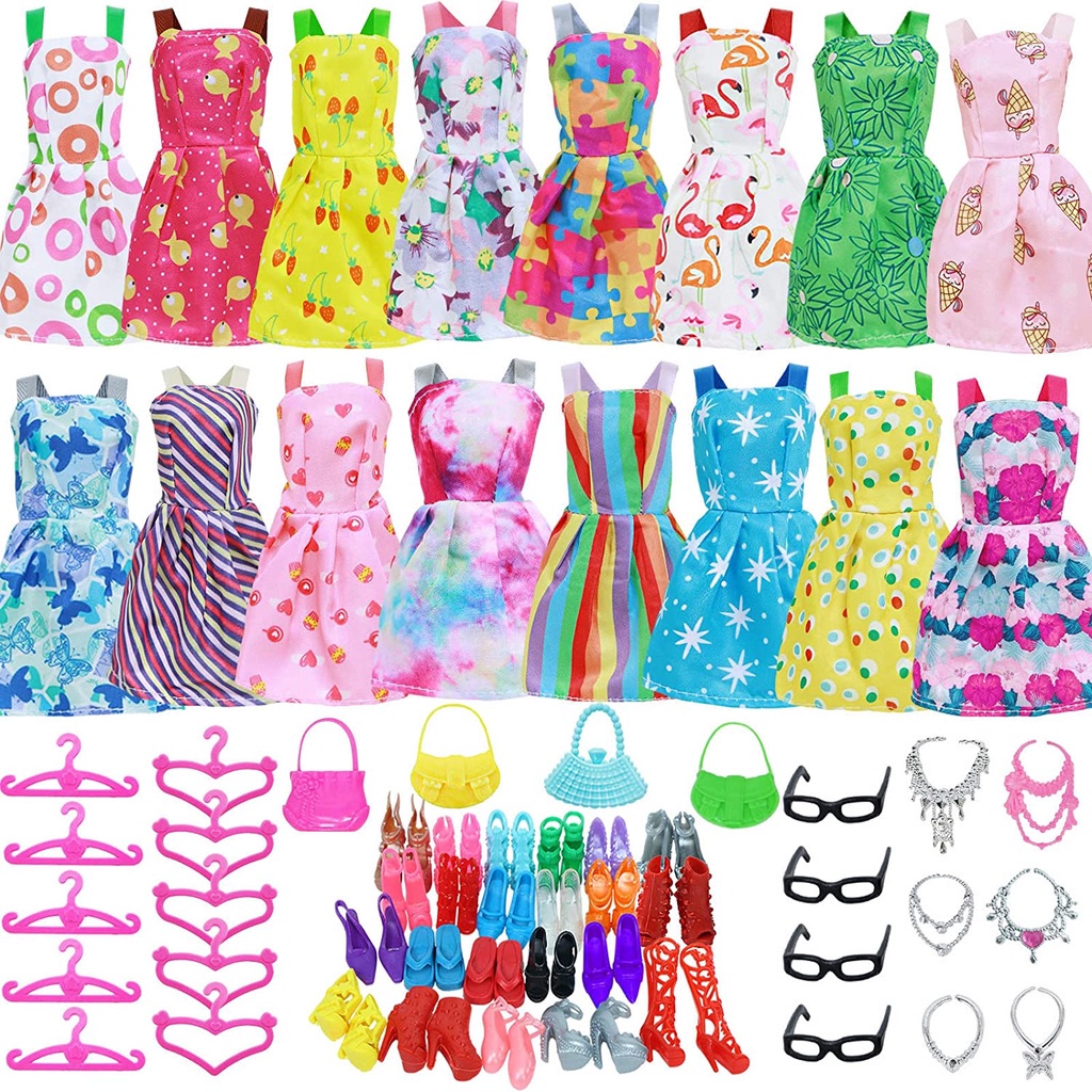 Barbie Roupas e Acessórios Vestido Chita - Mattel HBV36 