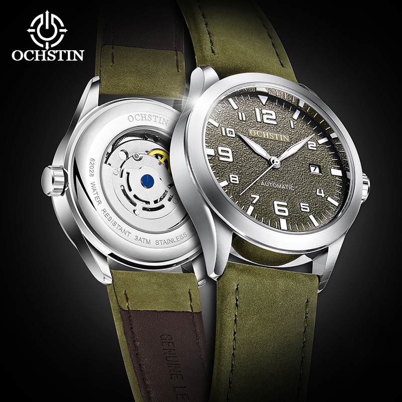 OCHSTIN Relógio Automático De Luxo Militar Casual Para Homens De Marca Original Exterior