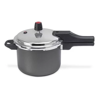 Panela De Pressão Antiaderente Multiflon 4,5l Cinza