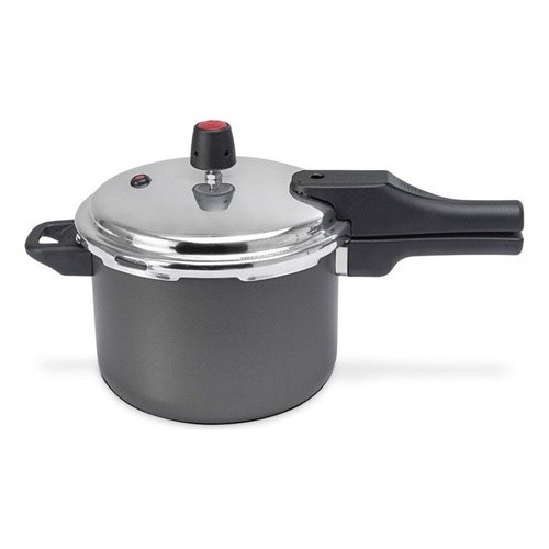 Panela De Pressão Antiaderente Multiflon 4,5l Cinza