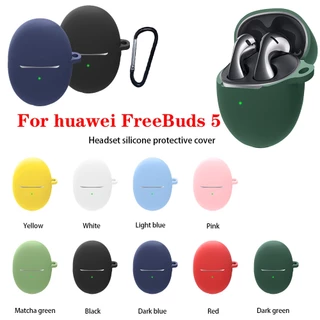 Para Huawei FreeBuds 5 Capa De Silicone À Prova De Choque Fones De Ouvido De Cor Sólida FreeBuds5