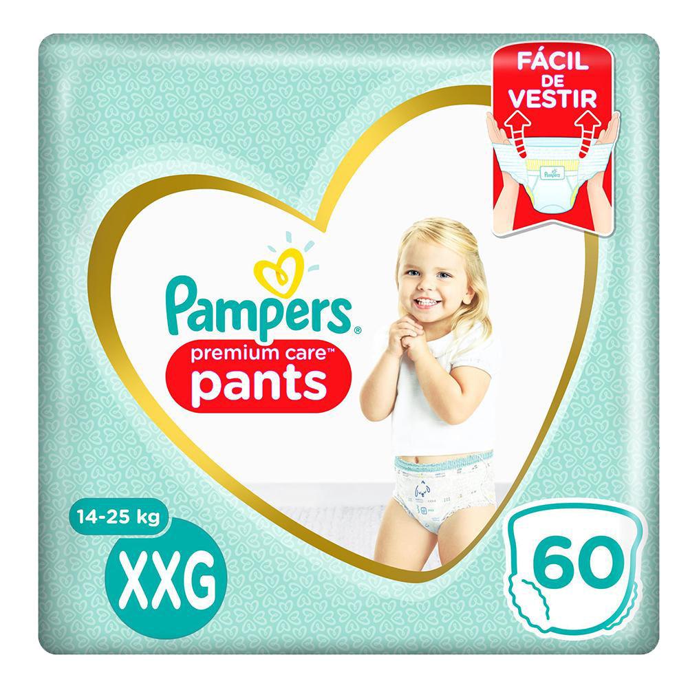 Fralda Pampers Pants Premium Care Jumbo XXG 60 Unidades