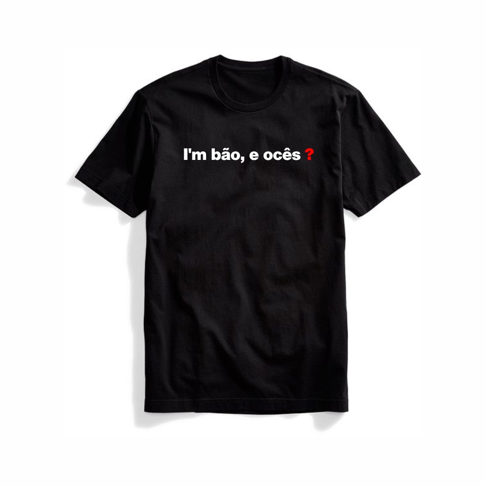 Camiseta Baby Look Feminina Frases Trem Bão - Minas Gerais - Gíria Mineira  - Frases Divertida e Engraçada (Branco, P)