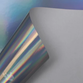 Vinil Adesivo Metalizado Holográfico Jato de Tinta A4 250 Folhas