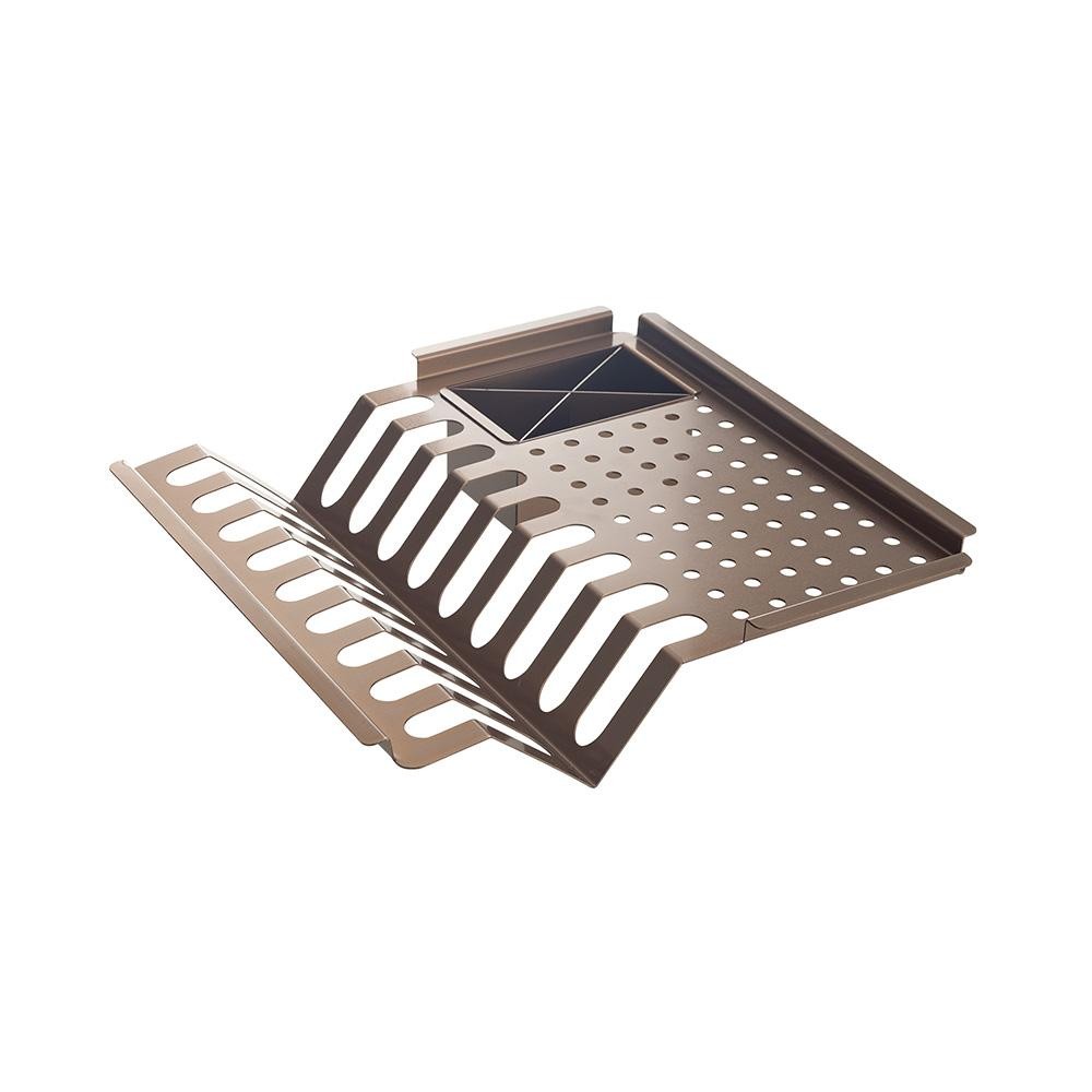 Escorredor Awá Aço Inox 304 Pingoo - Dourado Rose