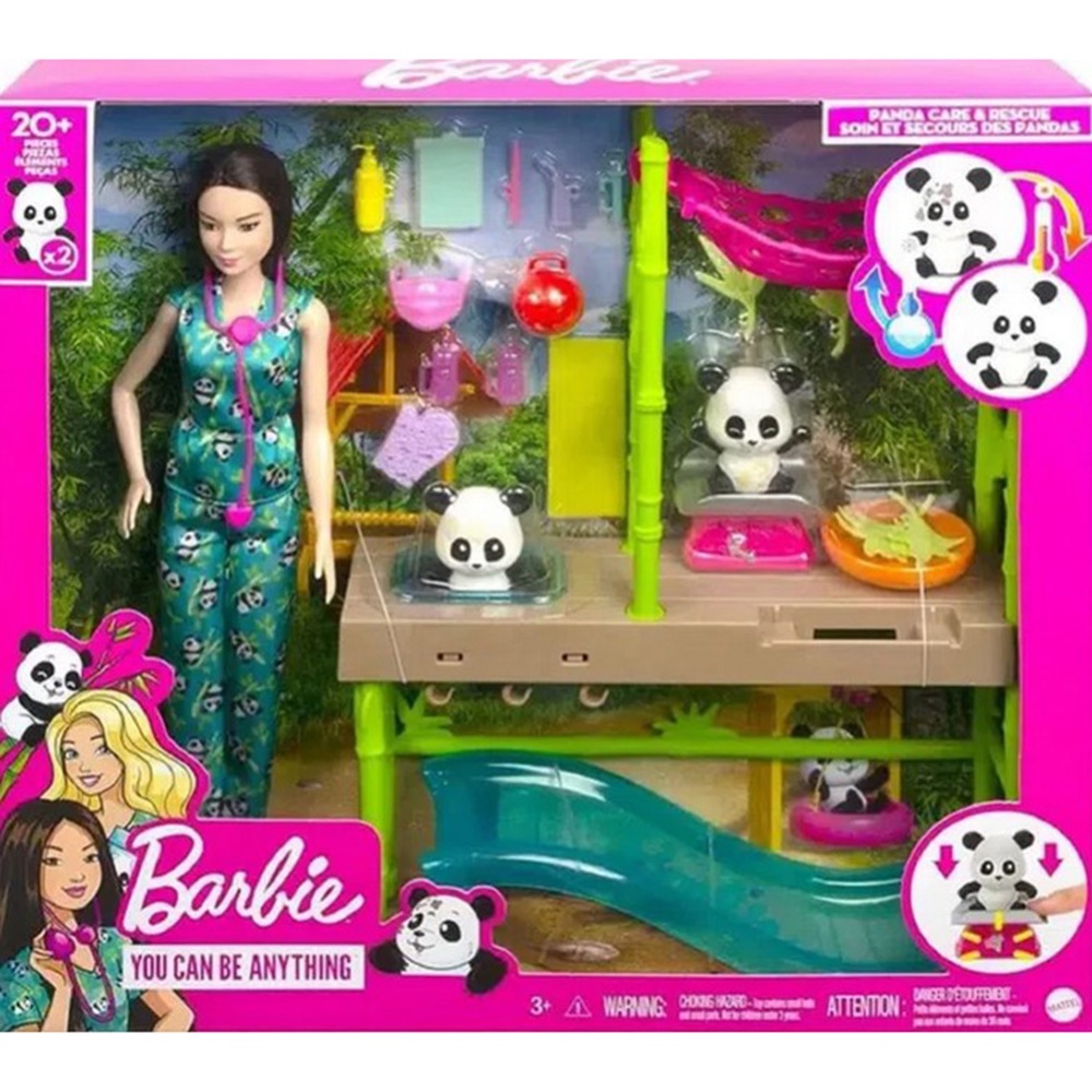 Conjunto de Roupas Barbie Estampa Animal Print - Mattel