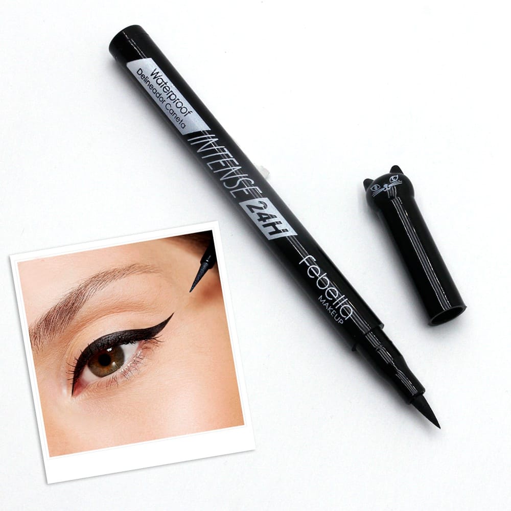 Caneta Delineador Gatinho Eyeliner Febella