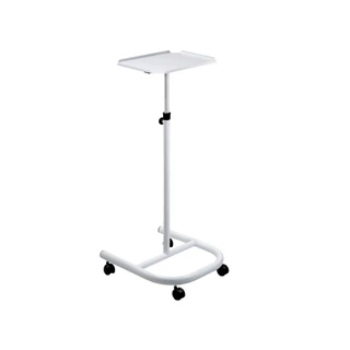 Carrinho Mesa Auxiliar para Vapor De Ozônio estética clinica branco preto