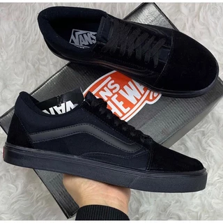 Tênis Vans Old Skool Cano Alto Médio Preto Masculino Feminino Unisex sv1-16923-462