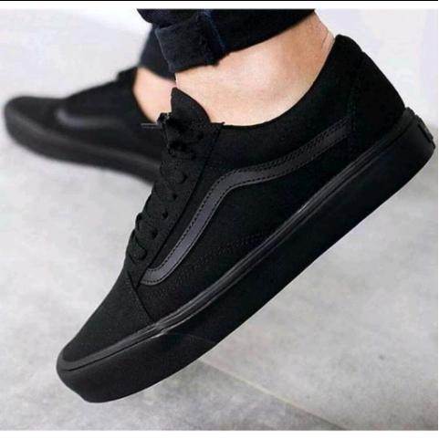 Tênis Vans Old Skool Cano Alto Médio Preto Masculino Feminino Unisex sv1-16923-462