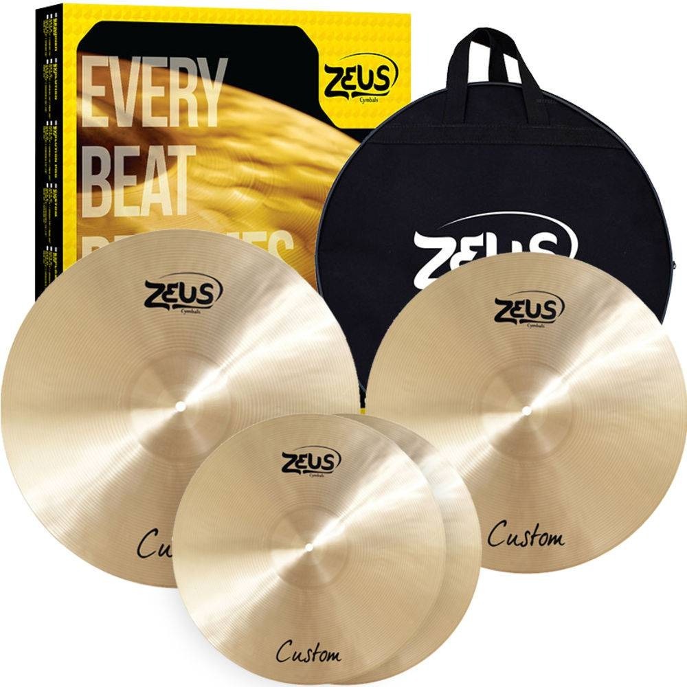 Kit De Pratos Zeus Custom Set C Traditional + Bag