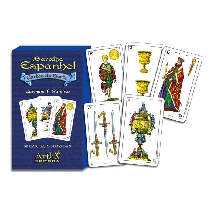 Baralho Espanhol (Cartas da Sorte) - 50 Cartas