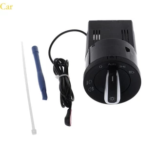 Botão De Controle Do Interruptor Farol Carro Para O Golf 4 Jetta MK4 B5 Chrome SwitchPlug