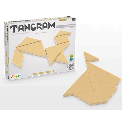 Hexágono de madeira Puzzle Para Criança Adulto Quebra-cabeça Quebra-cabeças  Desafio Toy Shape Pattern Blocks Tangram Geometria Lógica Iq Jogos Para