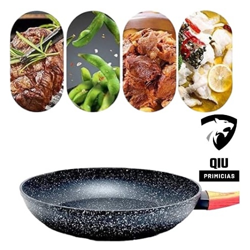 Qiu -Frigideira Revestida cerâmica Anti Aderente 11 Polegadas Ultra Resistente excelente qualidade e durabilidade