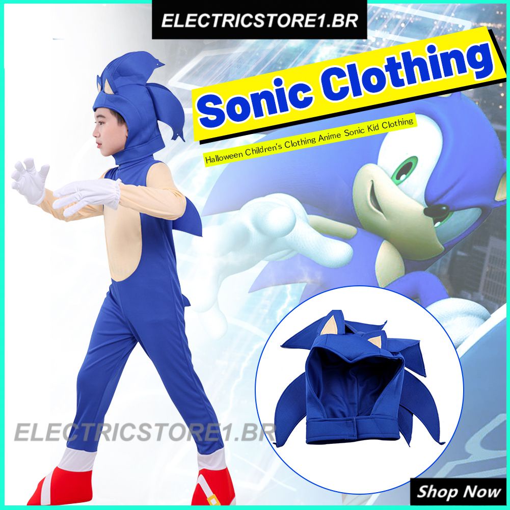 Fantasia de Sonic The Hedgehog infantil/infantil Deluxe Tails – os