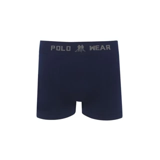 Cueca Boxer Masculina Básica Polo Wear Azul Escuro