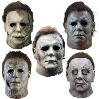 Filme Michael Myers Costume Halloween Cosplay Horror Killer Máscara De Látex Para Homens