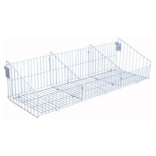Cesto para Gôndolas SA New Plus 30cm 2 Divisórias