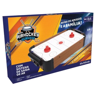Jogo Mini Air Hockey de Mesa Multikids - BR2073 em Oferta na Shopee
