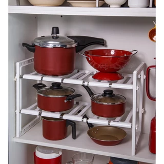 Organizador Rack De Cozinha Multiuso Ajustável Reforçado Resistente K80