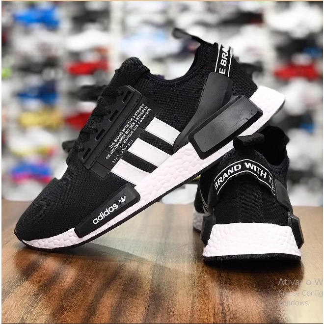 Adidas nmd 2024 preto e colorido