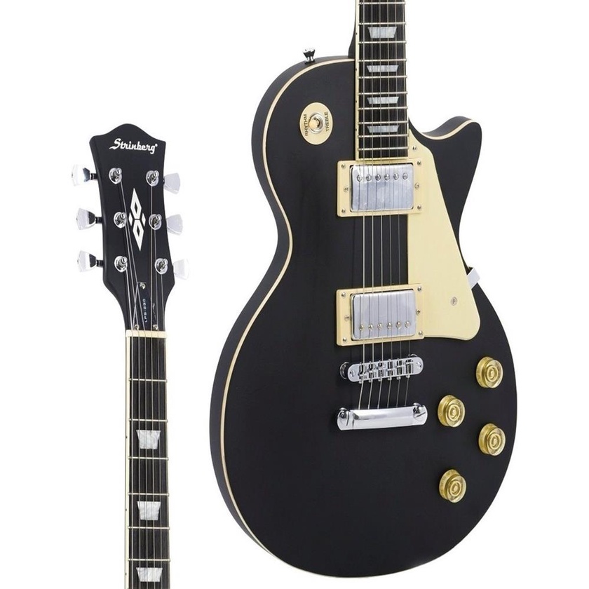 Guitarra Strinberg Les Paul Lps 230 Bks Eletrica Preta Fosca