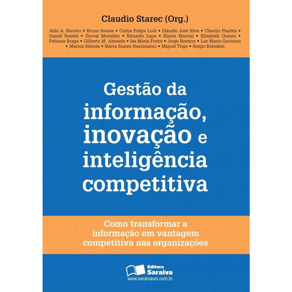 Gestão da Informação, Inovação e Inteligência Competitiva - Claudio ...