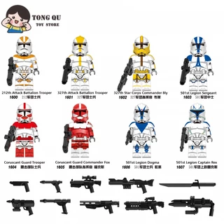 Ficção Científica Minifiguras de Filmes Star Wars 212o Bloco de Construção Coleção de Brinquedos Ornamentos mini Modelo Presente