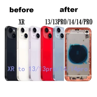 Para A Carcaça XR 13 14 Pro Montagem Da Tampa Traseira Shell DIY , Como Bateria 13Pro 14pro De Substituição Armação Média