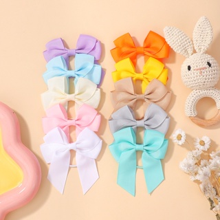 10Pcs/Set Solid Children Elastic Hair Tie for Girls Baby Lovely Rubber Bands Ponytail Holder Acessórios Para Cabelo De Bebê