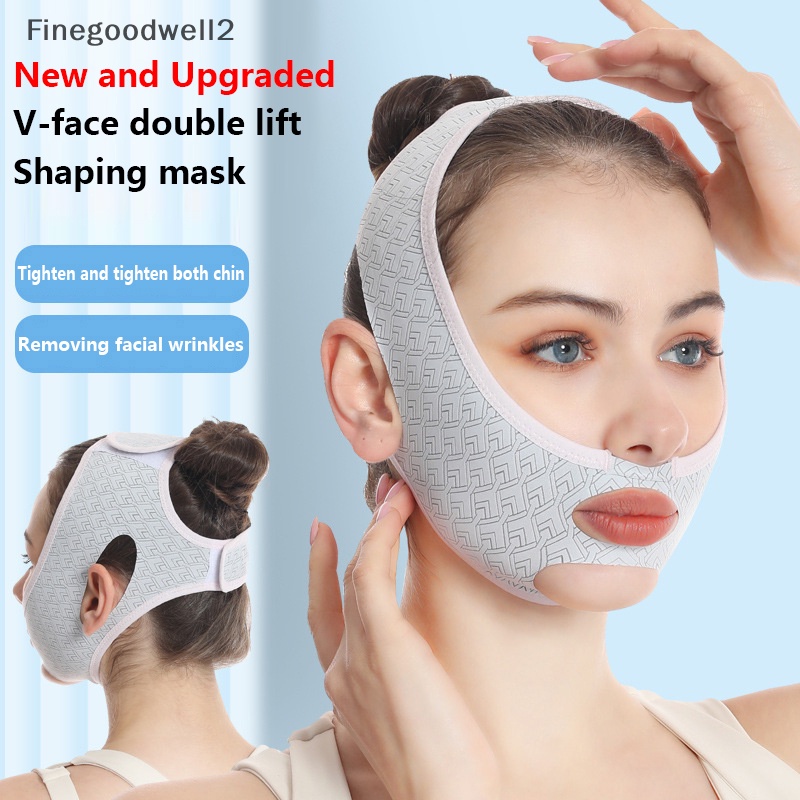 Finegoodwell2 Face Lift V Shaper Mask Máscara Facial De Emagrecimento Up  Correia Anti-Rugas Beauty Neck Thin Ferramentas De Cuidados Faciais Glory