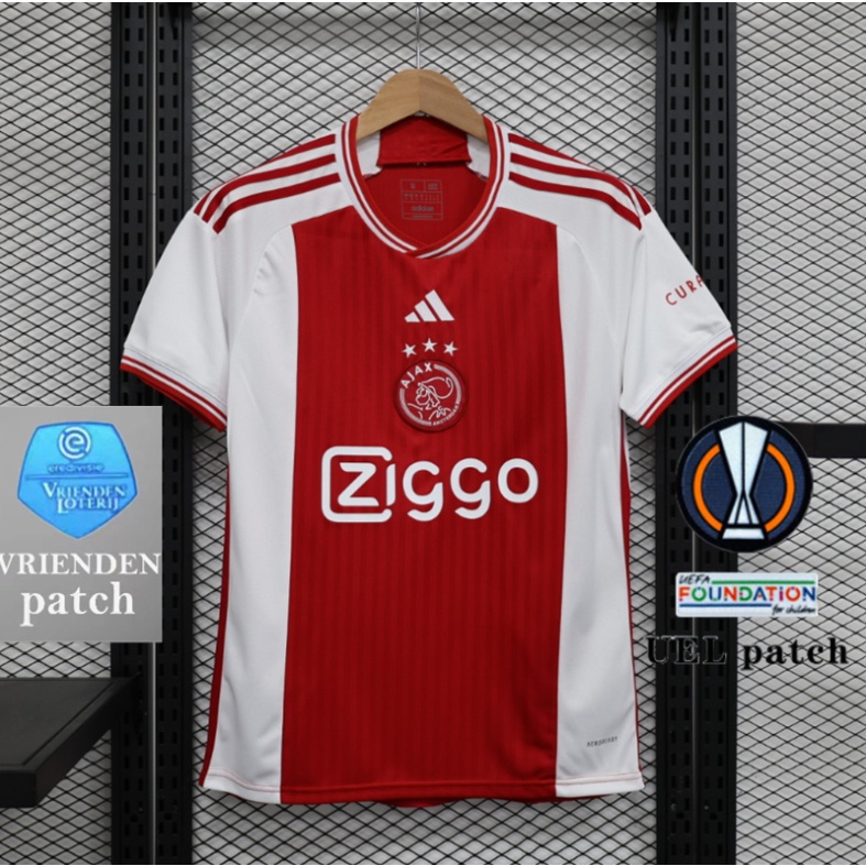 Os Fãs Emitem 23/24 Ajax Home Football Jersey S-2XL 、 AFC High Quality ...