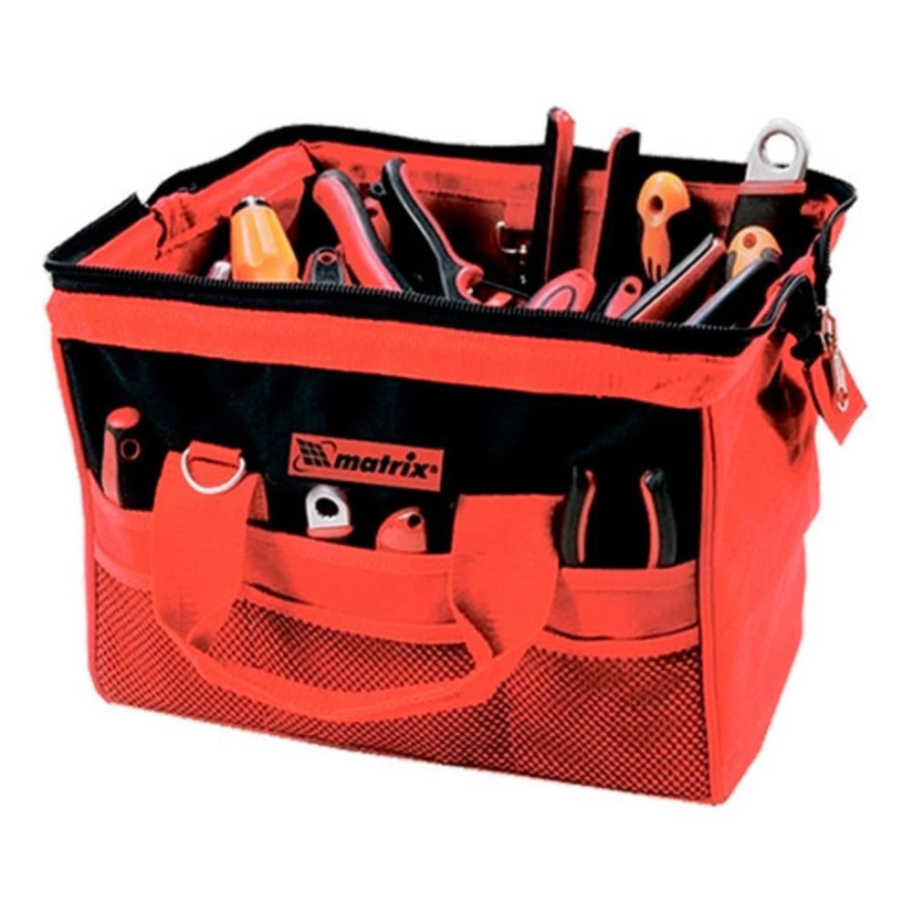 Bolsa Em Lona Para Ferramentas 510x210x360Mm 18 Bolsos