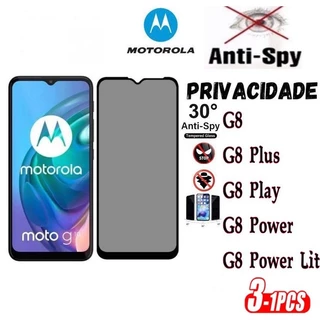 Película Privacidade 3D Anti Spy PARA MOTO G8/G8PLUS/G8 PLAY/G8 POWER/G8 POWER LITE