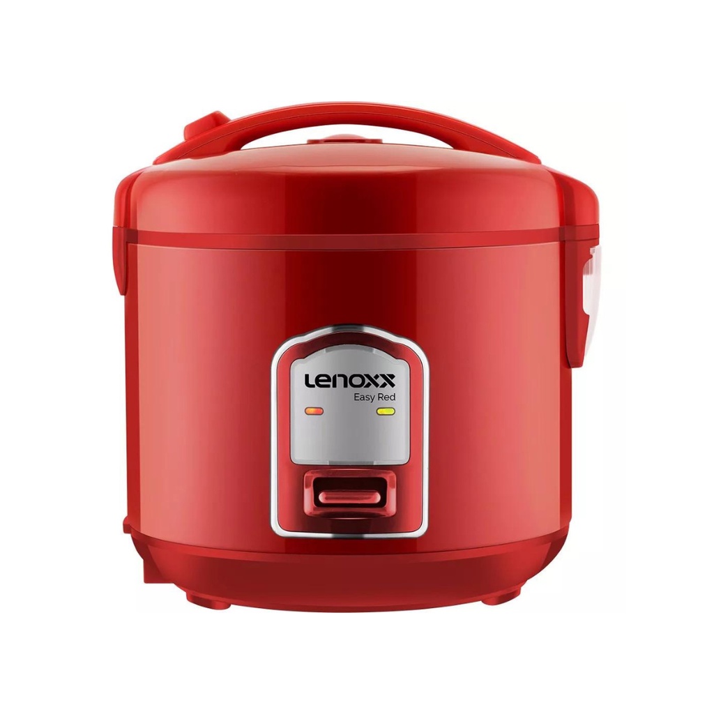 Panela De Arroz Elétrica Multifuncional 400w Easy Red 127v PMA177 Lenoxx – 5 Xicaras