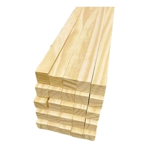Kit 30 Ripinhas De Madeira Pinus Artesanato 1cm X 1cm X 1m