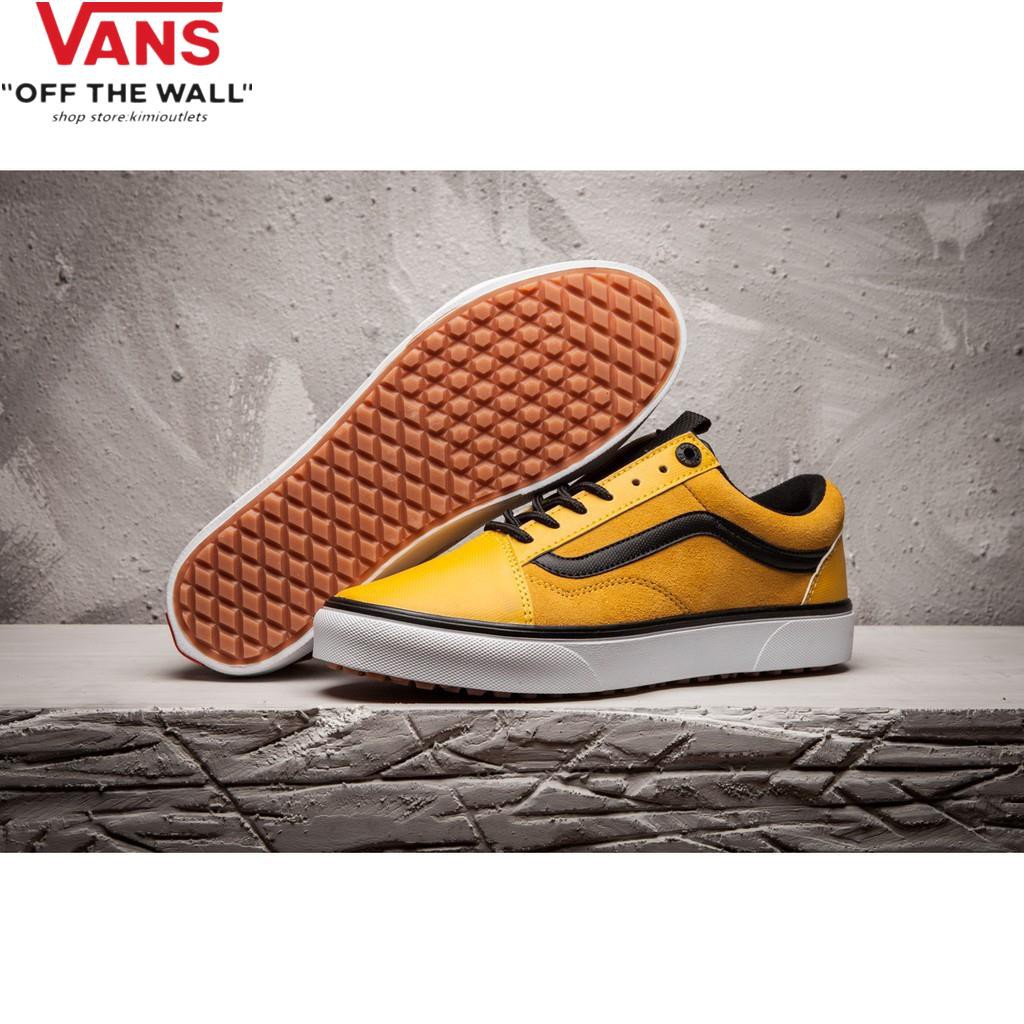 Vans old skool store north face yellow