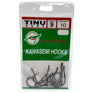 Anzol para pesca Kawasemi TINU SURE sem farpa modelo chinu para pesca esportiva, pesqueiro. Tamba, tilápia, pacu, tambaqui, tambacu, carpa, matrinxã, corimba, piau.