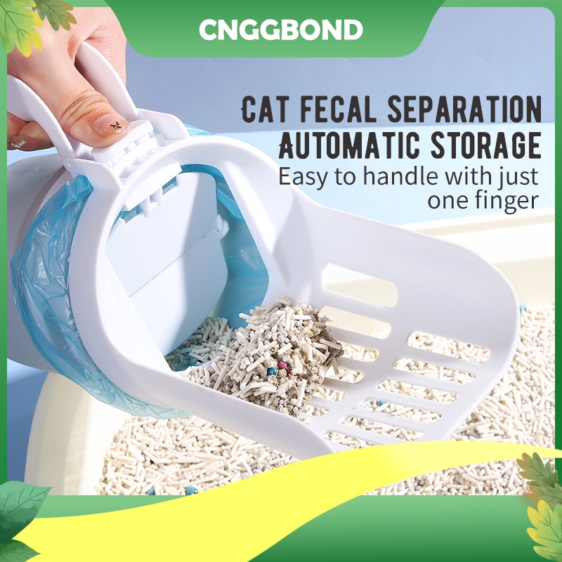 Novo Estilo Pá de Ninhada de Gato Pá de Ninhada de Gato Pá de Grande Capacidade Dispositivo de Pá de Merda Removível Suprimentos de Limpeza de Gato Laváveis