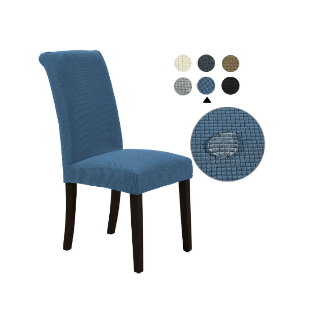 Kit 4 Capas de Cadeira Impermeável Sala de Jantar Malha