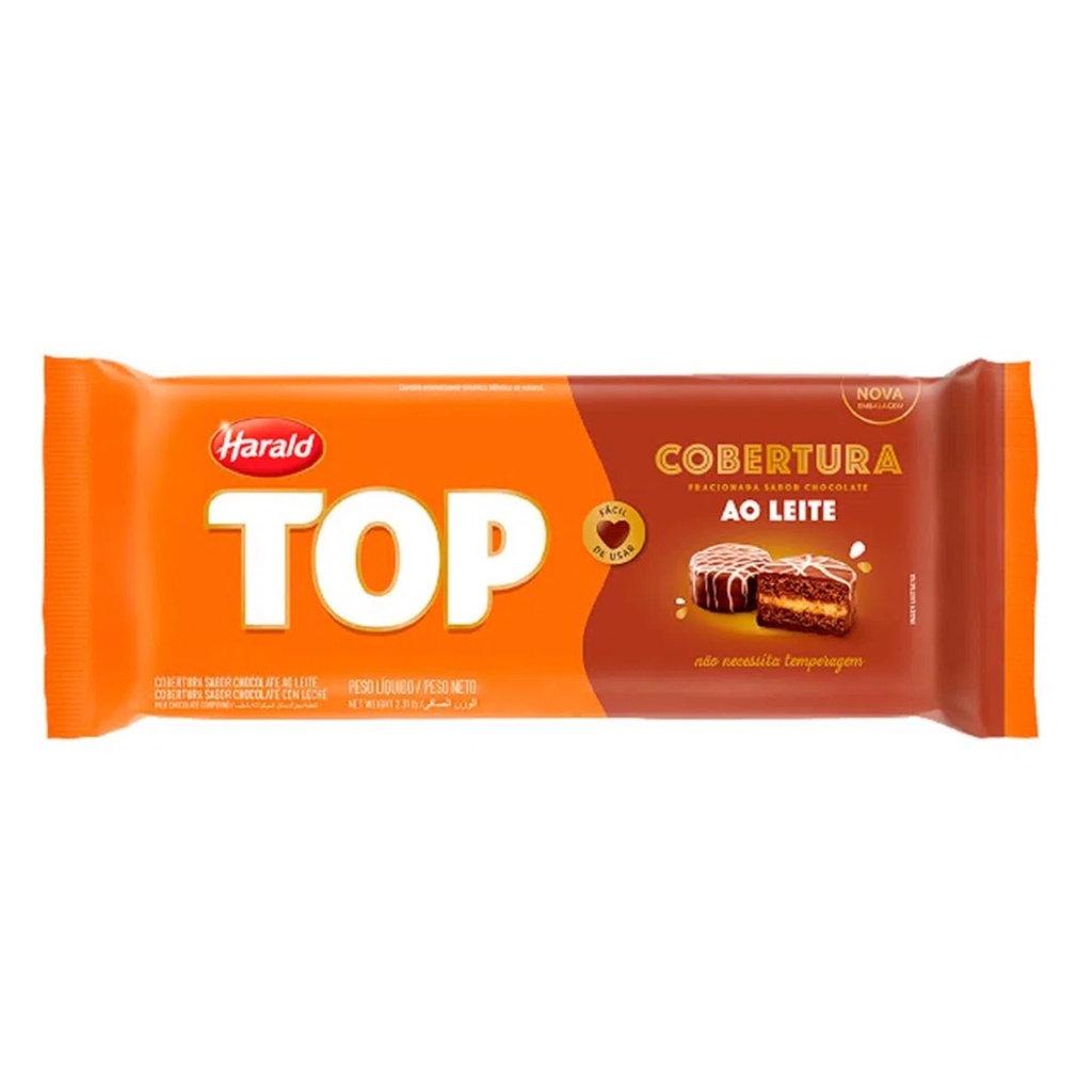 HARALD COBERTURA TOP AO LEITE 1,01 Kg