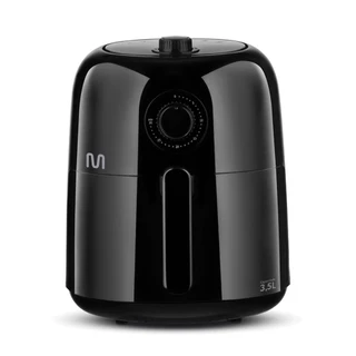 Fritadeira Elétrica sem óleo Air Fryer 127V 3,5L 1350W Preta Multi - GO215
