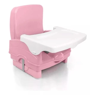 Cadeirinha De Alimentação Infantil Portátil Voyage Cake Rosa